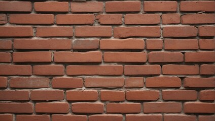 Fototapeta premium Distressed Brown Brick Wall Background. AI Generated 