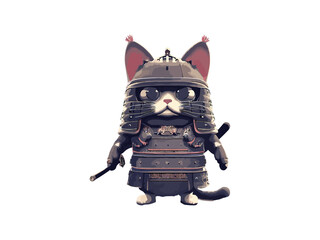 Samurai ninja cat