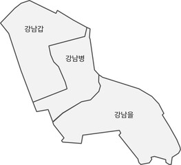 2024 22대 대한민국 총선 선거구 지도 서울 선거구, 자치도별