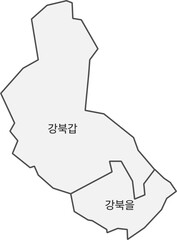 2024 22대 대한민국 총선 선거구 지도 서울 선거구, 자치도별