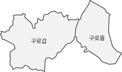 2024 22대 대한민국 총선 선거구 지도 서울 선거구, 자치도별