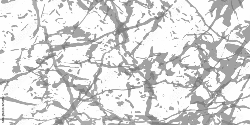 Aufkleber grunge grey texture on white background. light marble cracks simple texture abstract vector illustra