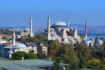 Naklejka premium Hagia Sophia Mosque, Istanbul, Turkey