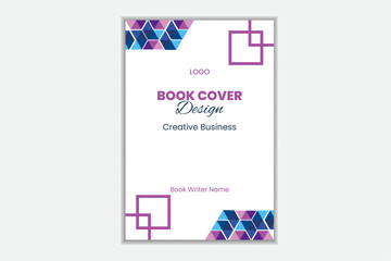 corporate unique modern new advertisement creative book cover deign vector template.
