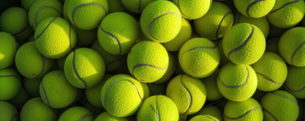 close up of tennis ball - Powered by Adobe
