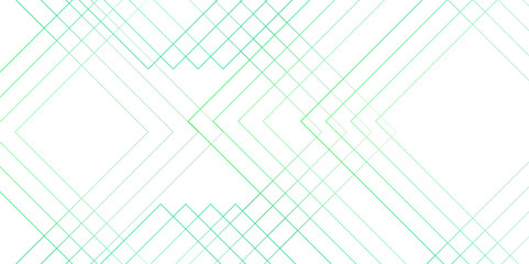 Abstract blue and green blueprint background architecture and technology bright lines. Geometric squares with digital connection of lines. White transparent material in triangle design