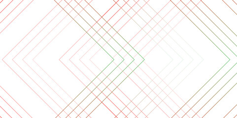 Abstract red and white blueprint background architecture and technology bright lines. Geometric squares with digital connection of lines. White transparent material in triangle design