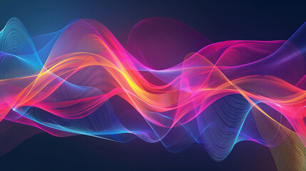 Fototapeta premium abstract background design ,wave line background design