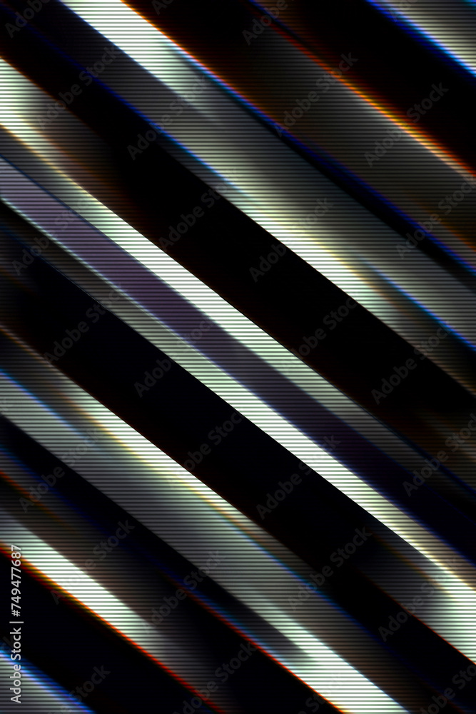 Poster pattern of diagonal stripes with scan lines abstract design