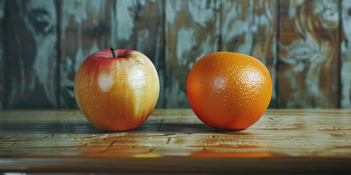 Comparing Apples To Oranges - An Apple And An Orange