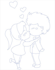 valentine coloring page