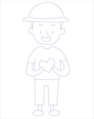 valentine coloring page
