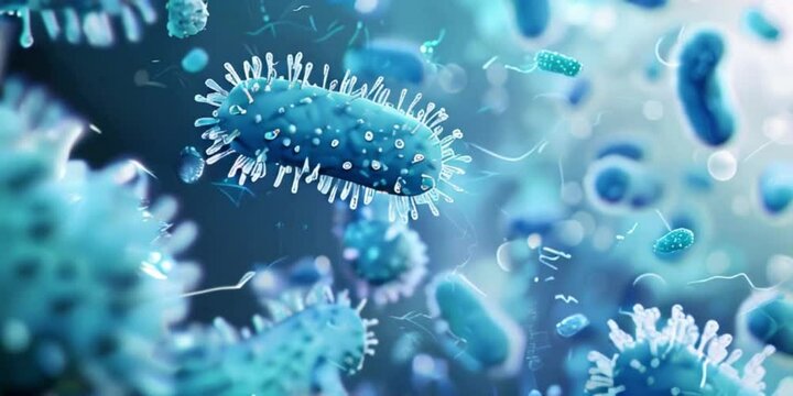 Pertussis bacteria under the microscope