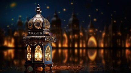 Beautyful Romadan Mosque. Eid Alfitr Moon With a Background, Wallpaper
