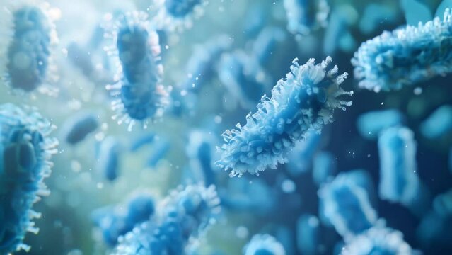 Pertussis bacteria under the microscope