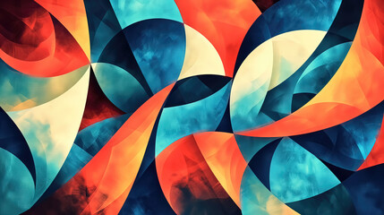 Fototapeta premium Abstract background 3D art concepts, simple shapes and forms, modern abstract art.