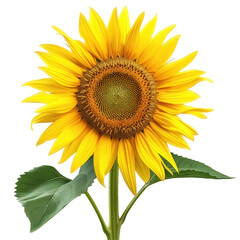 Obraz premium sunflower flower isolated
