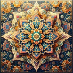 Islamic texture seamless texture dimensional arabic ornamental background