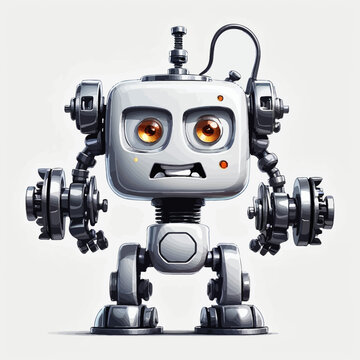 Cute Robotic Background Very Cool