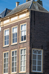 Fototapeta na wymiar medieval building in Middelburg, Zeeland, Netherlands