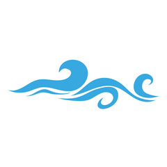 Wave Icon, Sea Wave Shape