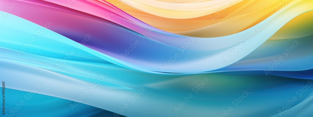 Aufkleber close up of a vibrant multi-colored background generative ai