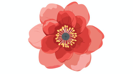 Japanese flower isolated icon design vector illustration