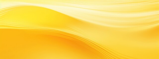 Vibrant Yellow Background With Wavy Lines. Generative AI