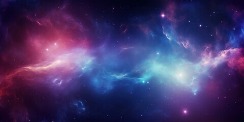 Colorful Space Filled With Stars Generative AI - obrazy, fototapety, plakaty