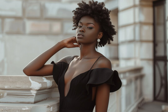 african beauty.  black models