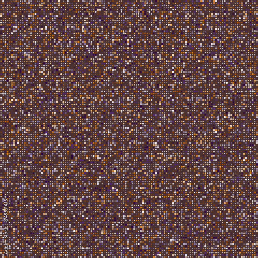 Aufkleber abstract pattern. rounded squares in multiple colors. earthy tones with a dark background. exception