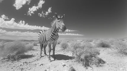Fotobehang zebra in the wild © paul