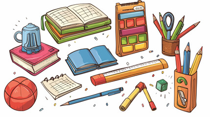 School supplies design vector illustration eps10 