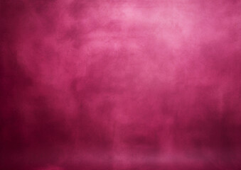 Abstract pink magenta blurred background for portrait photo. Empty wall portrait backdrop for studio. - obrazy, fototapety, plakaty