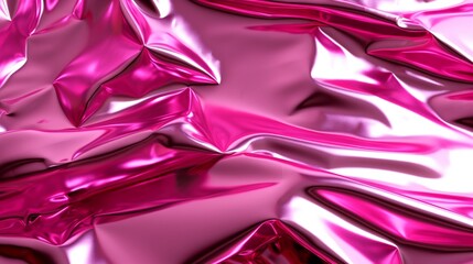 Pink foil texture background.Generative AI