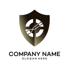 Unique sword shield, strong and elegant