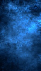 Blue swirling smoke on dark background, ideal for creative projects, evoking a mesmerizing ambiance