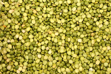 green split peas as a background