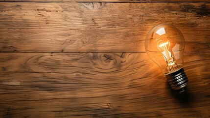 Illuminating Business: How a Light Bulb Symbolizes Innovative Strategy and Startup Planning. Concept Business Innovation, Startup Planning, Creative Symbolism, Strategy Implementation - obrazy, fototapety, plakaty