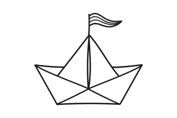 Paper Boat Bundle, Boat Silhouette, Seaside, Clipart, Ocean Lover, Vinyl Laser Cut File, DIY, Boat Maritime, Seafaring Bundle, Stencil, Boat, Office Clipart, Toys, Kids Clipart, Toy Clipart, Origami C