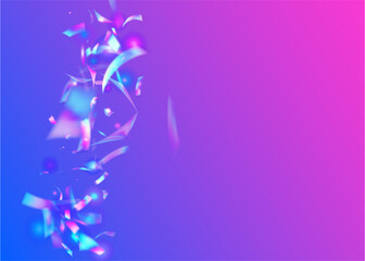 Neon Confetti. Party Effect. Unicorn Flag. Disco Burst. Happy Sparkle. Retro Holographic Serpentine. Pink Glare Ribbon. Falling Design. Blue Neon Confetti