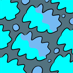 Patterns Seamless cute Desain "cloud"