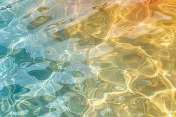 Background Texture in the Pool Reflection Ripple Shimmer Play Style created with Generative AI Technology