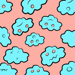 Patterns Seamless cute Desain 