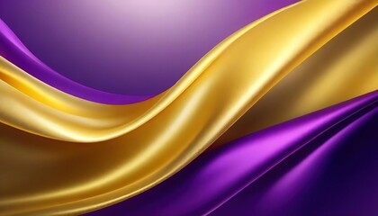 Abstract Background with 3D Wave Gradient Silk Fabric 