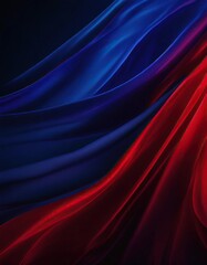 Obraz premium Abstract Background with 3D Wave Gradient Silk Fabric 