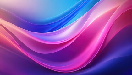 Abstract Background with 3D Wave Gradient Silk Fabric 