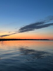 Fototapeta premium sunset over the sea