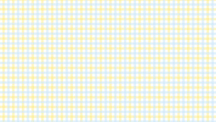 Blue and yellow plaid fabric texture background