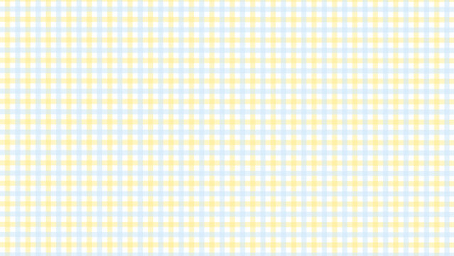 Blue and yellow plaid fabric texture background